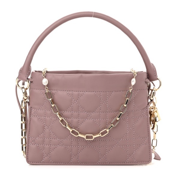 Lady Dior Pouch Lambskin Pink Peony very rare - Picture 2 of 13